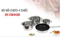Bộ nồi CW4430 tặng kèm khi mua bếp Chefs có gì đặc biệt